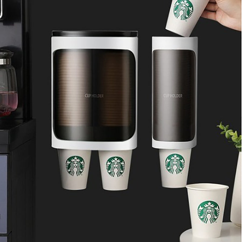 Paper cup holder Dispenser Wall Mount Disposable Small Cups for Home Office Gym  4.3 x 7 x 9.4 inch