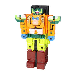 Power Rangers Animal Force Beast King 3 amimal cubes transforms into a robot 10" x6.1" x 14.2"